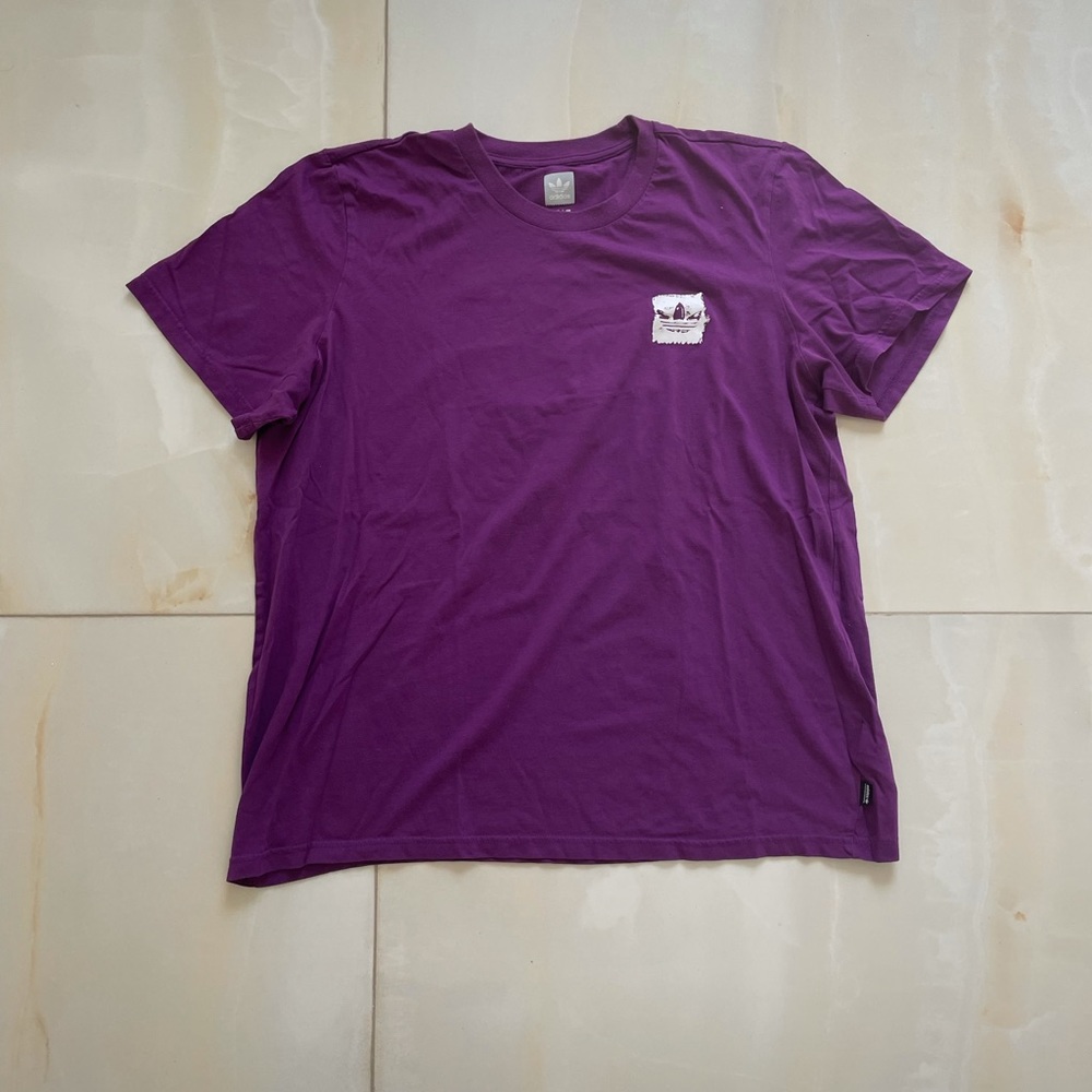 Adidas Purple Skateboarding Shirt